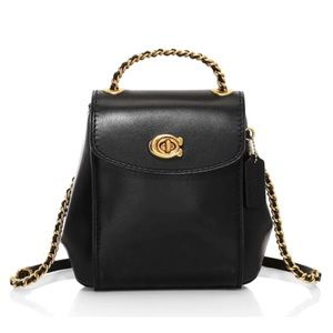 Coach Parker Leather Backpack